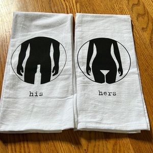 His and hers towels NWT